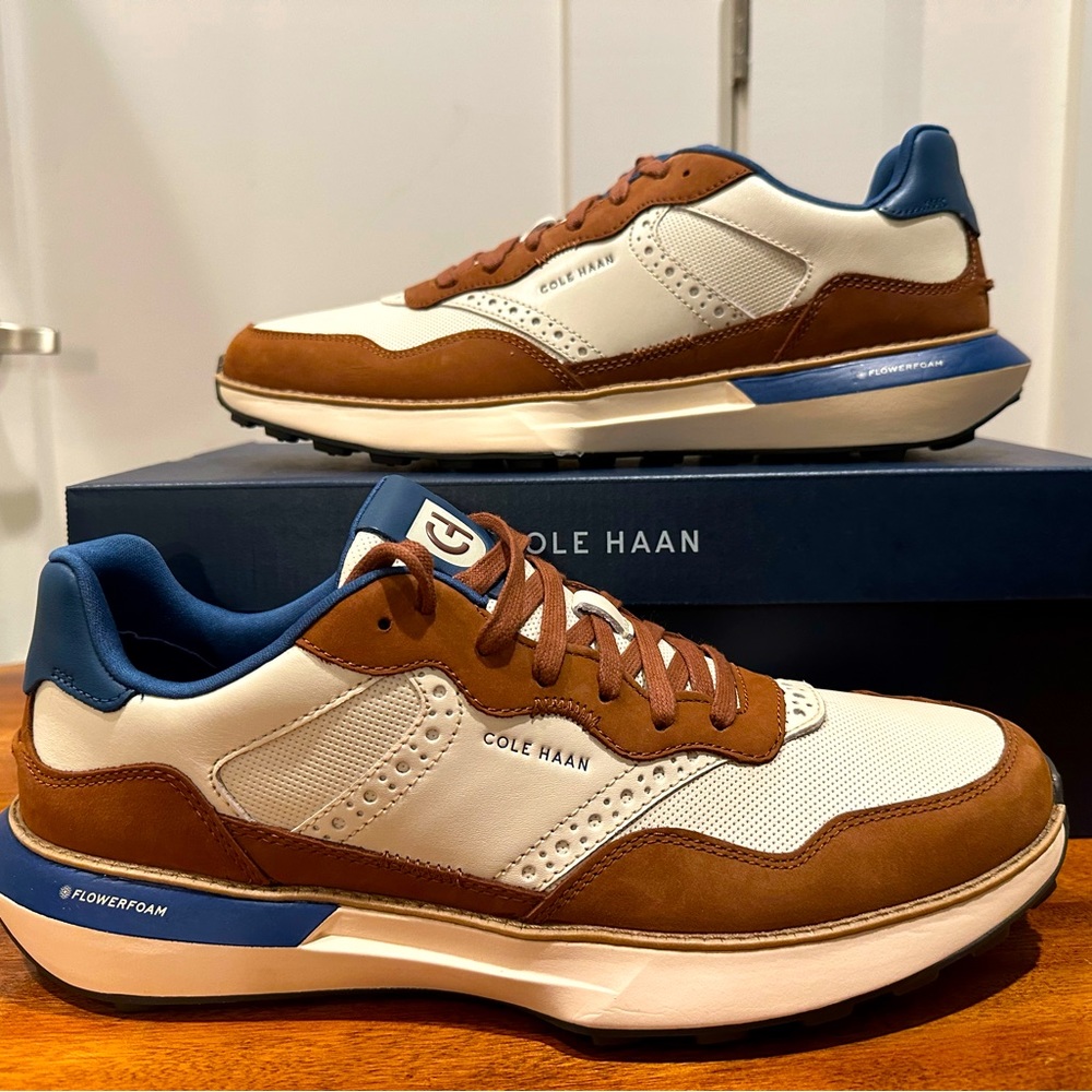 Men's GrandPrø Ashland Sneaker — Size 10.5 — Color: Dark Sequoia/Ivory